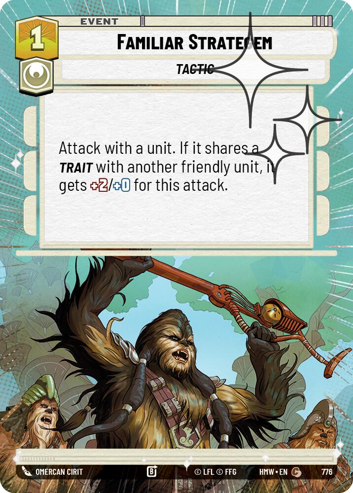 Familiar Strategem (776) (Hyperspace Foil) (776) [Homeworlds] | Cards and Coasters CA