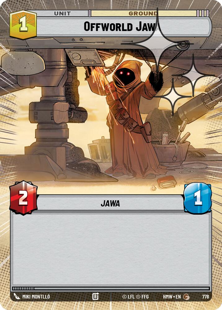 Offworld Jawa (778) (Hyperspace Foil) (778) [Homeworlds] | Cards and Coasters CA