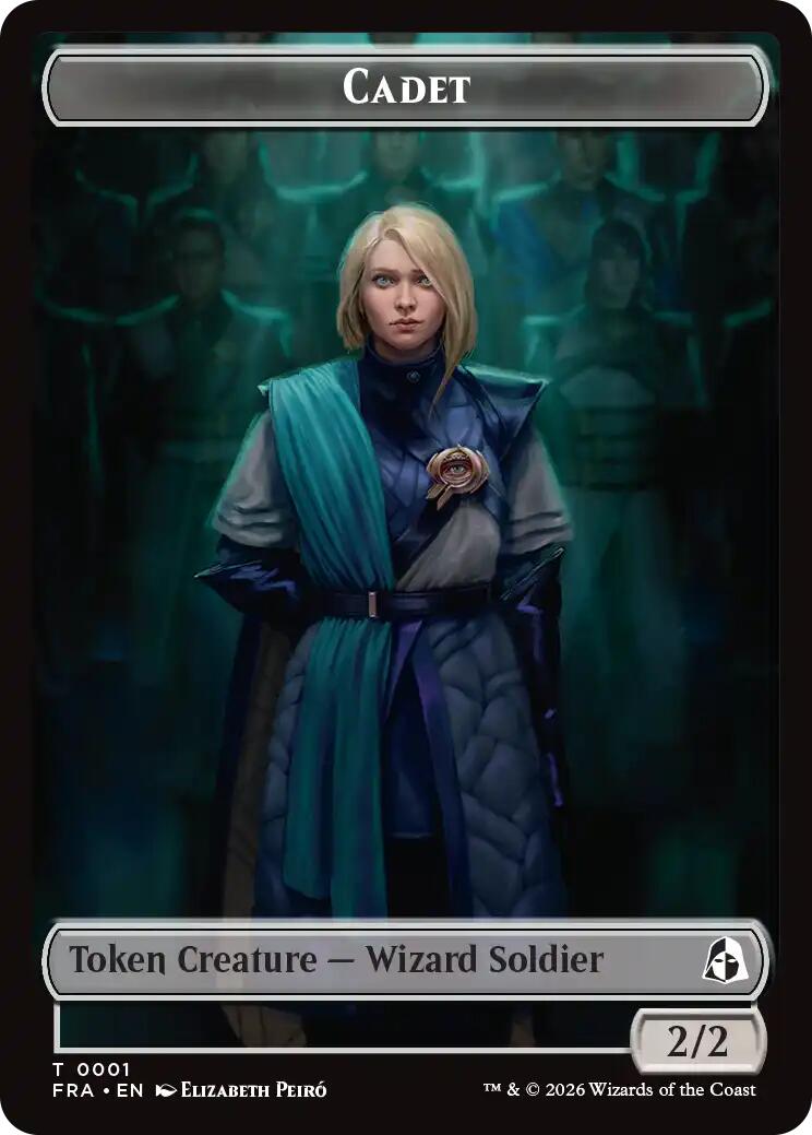 Cadet // Beast Double-Sided Token [Reality Fracture Tokens] | Cards and Coasters CA