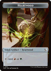 Heartwood // Thopter Double-Sided Token [Reality Fracture Tokens] | Cards and Coasters CA