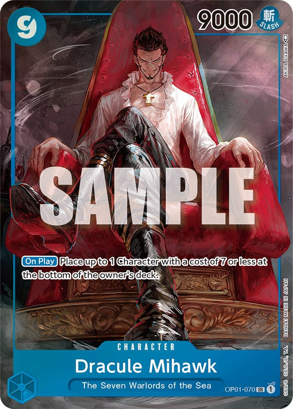 Dracule Mihawk (Parallel) [Romance Dawn] | Cards and Coasters CA