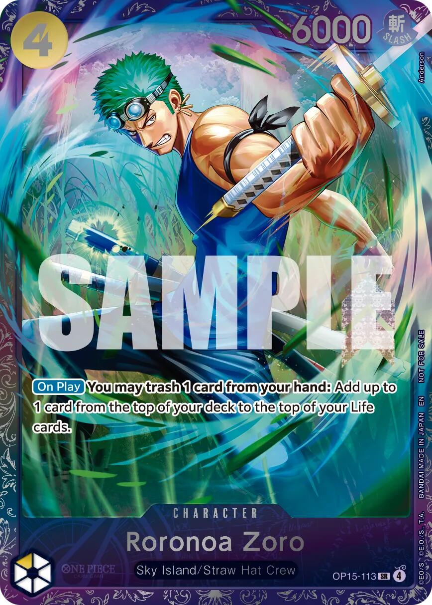 Roronoa Zoro (Treasure Cup August 2026) [One Piece Promotion Cards] | Cards and Coasters CA