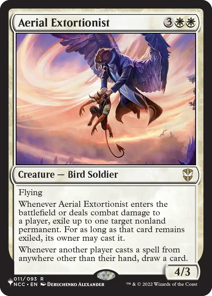 Aerial Extortionist [The List] | Cards and Coasters CA