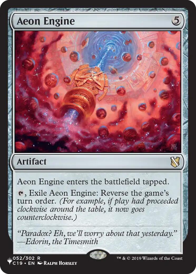 Aeon Engine [The List] | Cards and Coasters CA