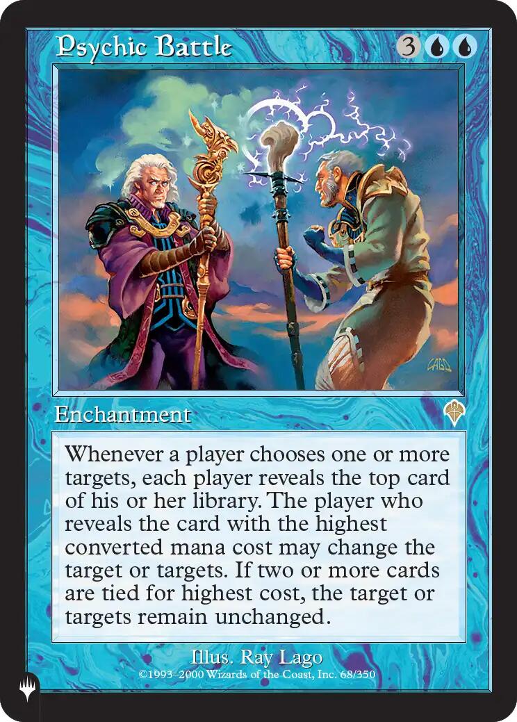 Psychic Battle [The List] | Cards and Coasters CA
