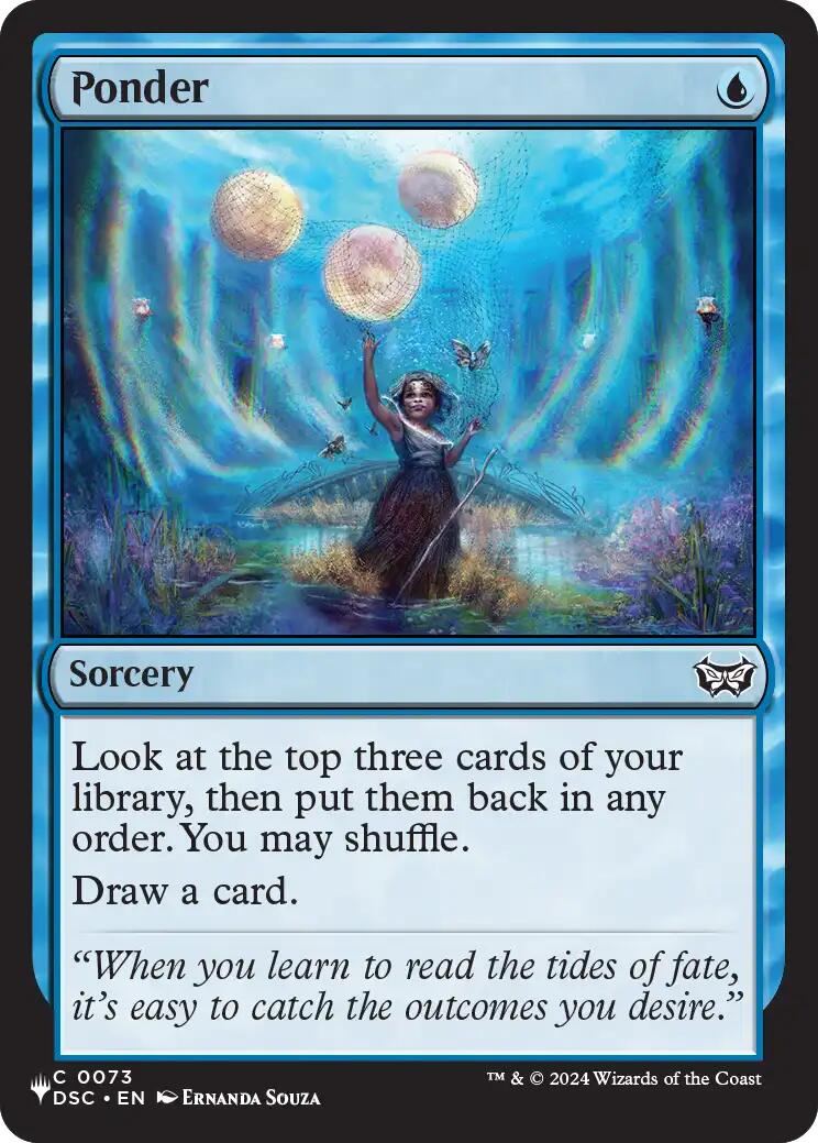 Ponder (DSC) [The List] | Cards and Coasters CA