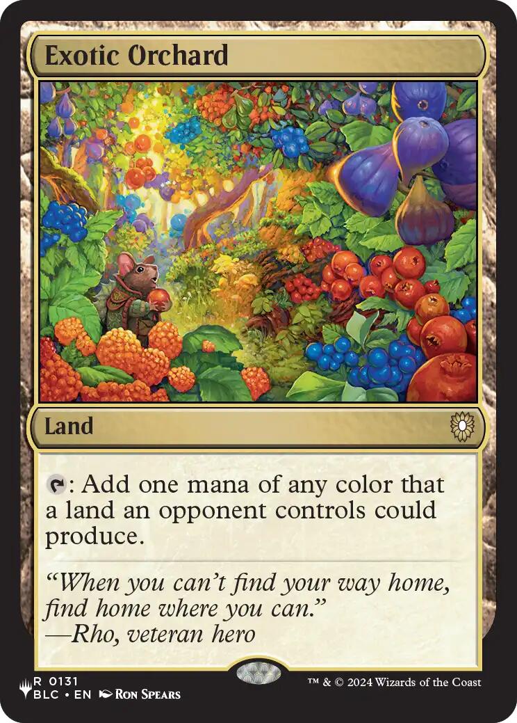 Exotic Orchard [The List] | Cards and Coasters CA