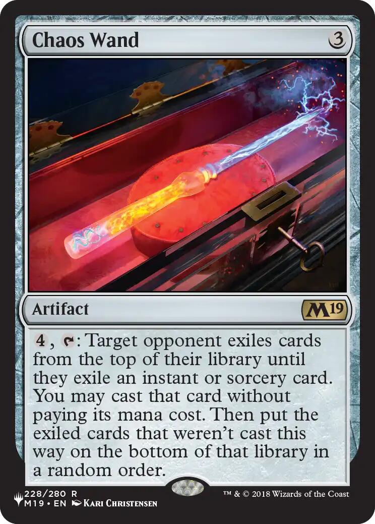 Chaos Wand [The List] | Cards and Coasters CA