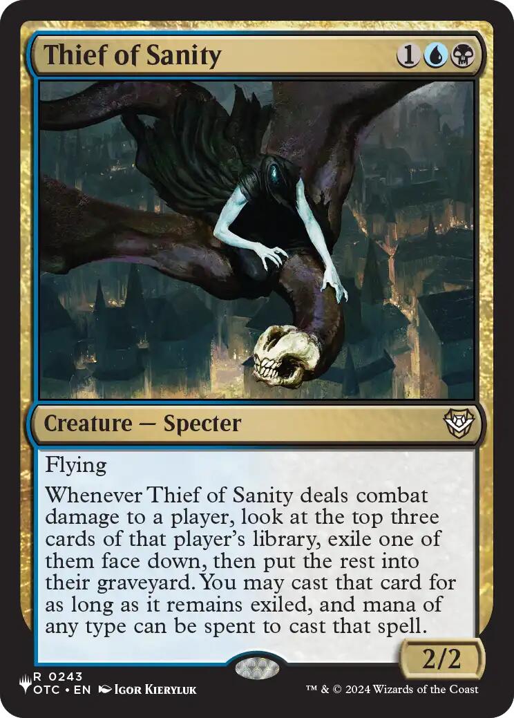 Thief of Sanity [The List] | Cards and Coasters CA