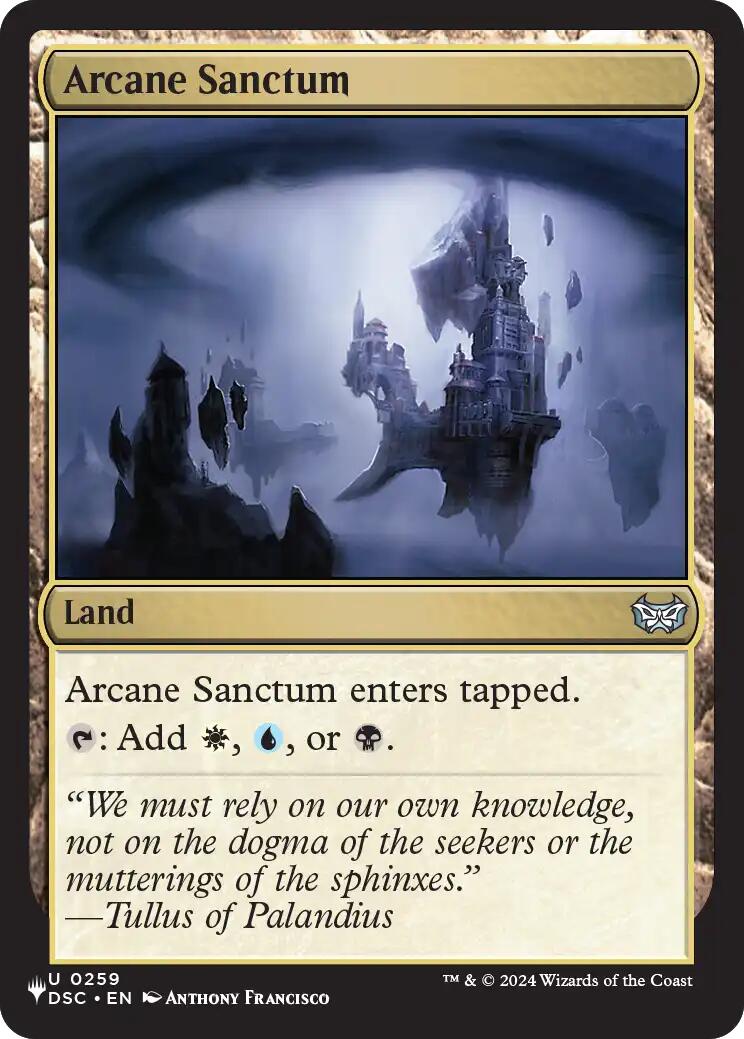 Arcane Sanctum (DSC) [The List] | Cards and Coasters CA