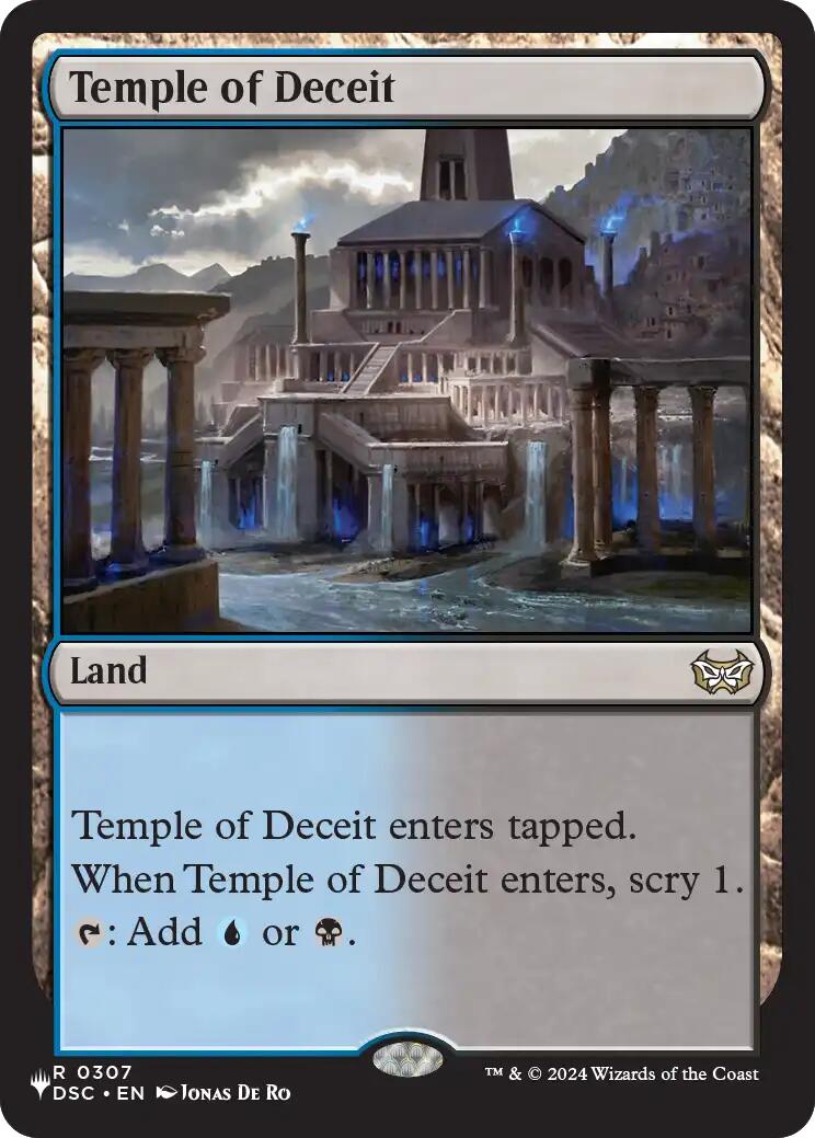 Temple of Deceit [The List] | Cards and Coasters CA