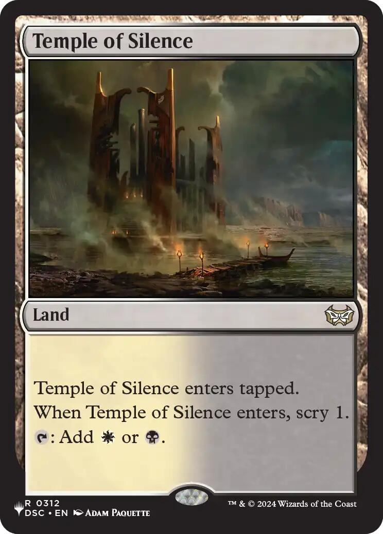Temple of Silence [The List] | Cards and Coasters CA