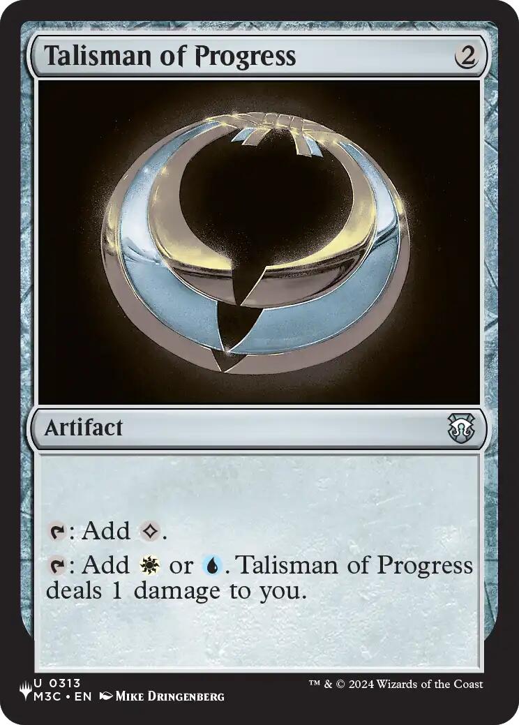 Talisman of Progress [The List] | Cards and Coasters CA