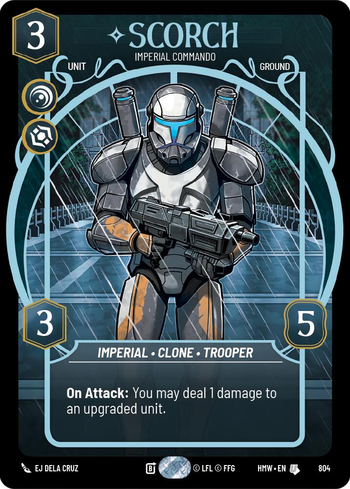 Scorch - Imperial Commando (804) (Prestige) (804) [Homeworlds] | Cards and Coasters CA