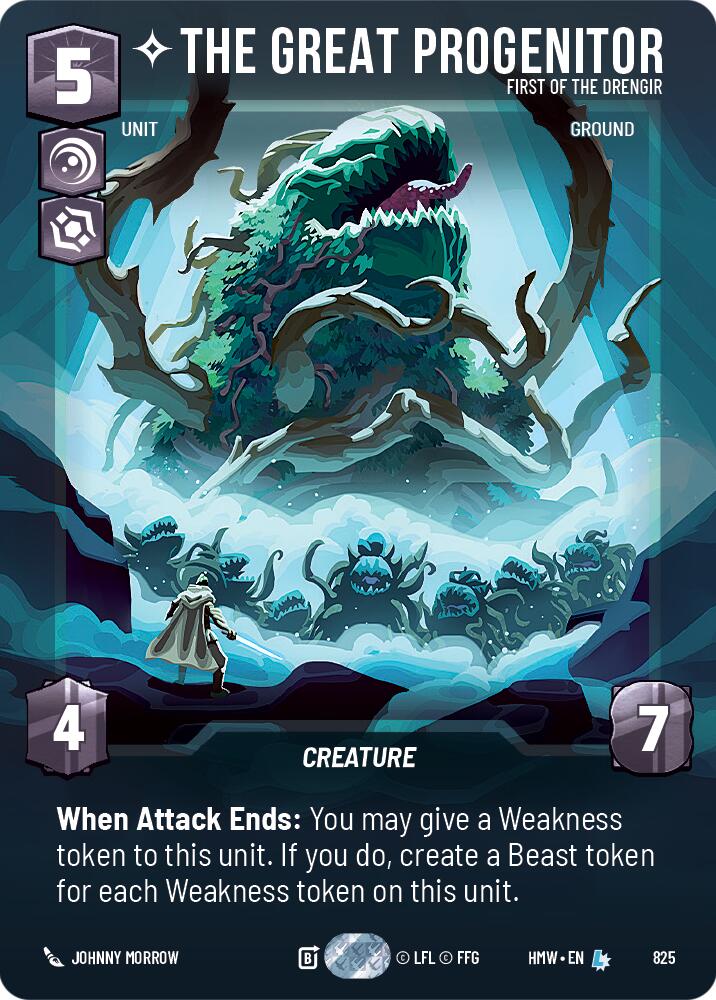 The Great Progenitor - First of the Drengir (825) (Prestige) (825) [Homeworlds] | Cards and Coasters CA