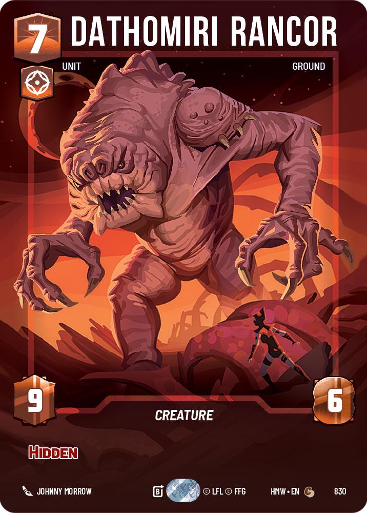 Dathomiri Rancor (830) (Prestige) (830) [Homeworlds] | Cards and Coasters CA