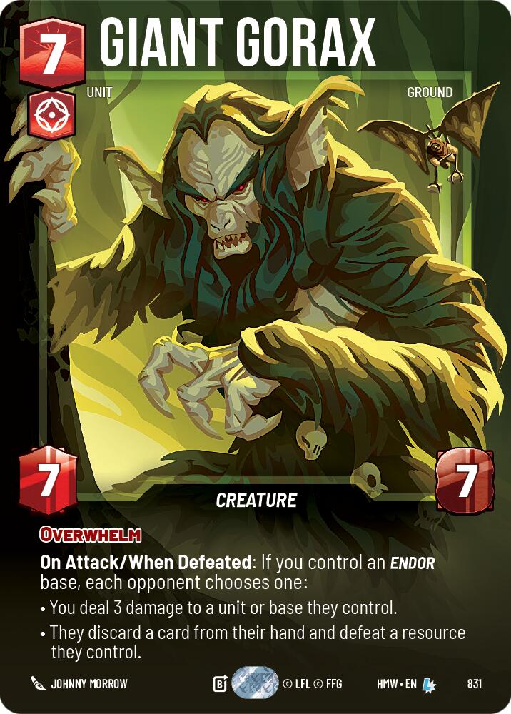 Giant Gorax (831) (Prestige) (831) [Homeworlds] | Cards and Coasters CA