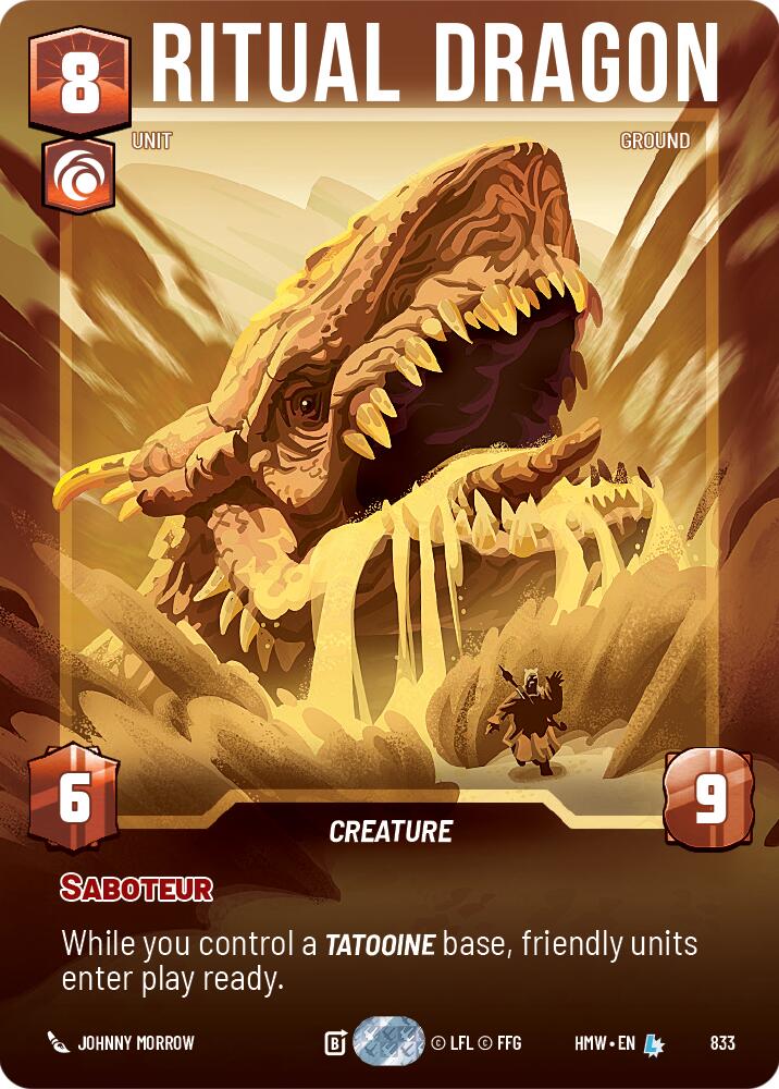 Ritual Dragon (833) (Prestige) (833) [Homeworlds] | Cards and Coasters CA