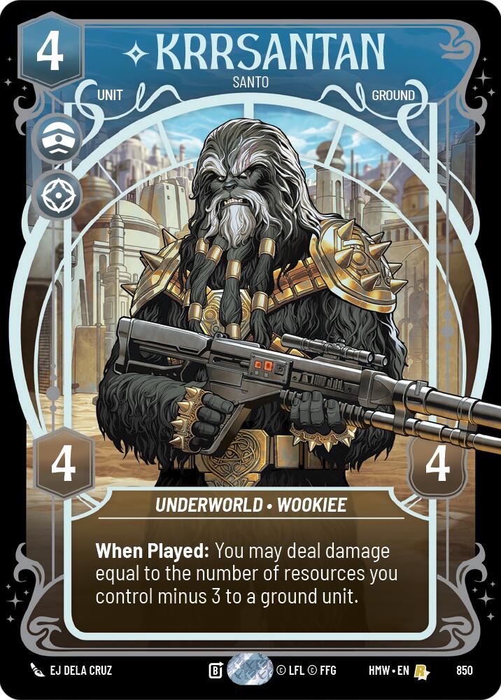 Krrsantan - Santo (850) (Prestige Foil) (850) [Homeworlds] | Cards and Coasters CA