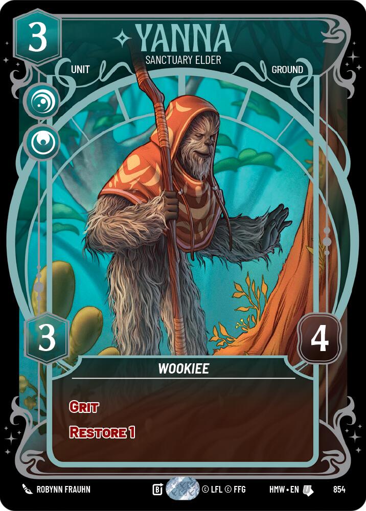 Yanna - Sanctuary Elder (854) (Prestige Foil) (854) [Homeworlds] | Cards and Coasters CA