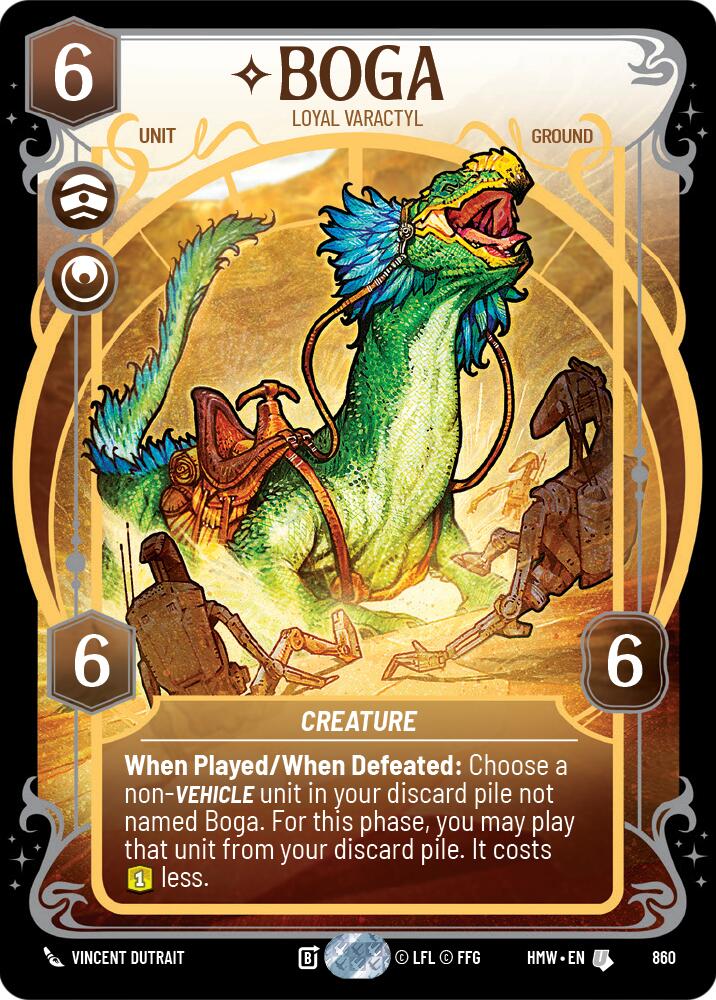 Boga - Loyal Varactyl (860) (Prestige Foil) (860) [Homeworlds] | Cards and Coasters CA