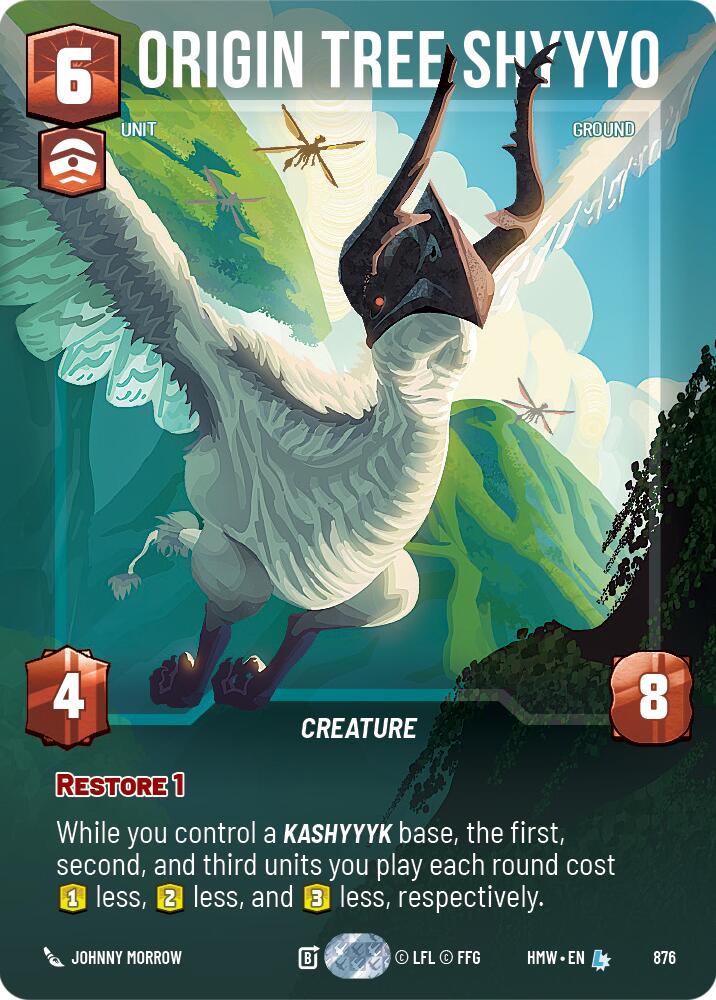 Origin Tree Shyyyo (876) (Prestige Foil) (876) [Homeworlds] | Cards and Coasters CA
