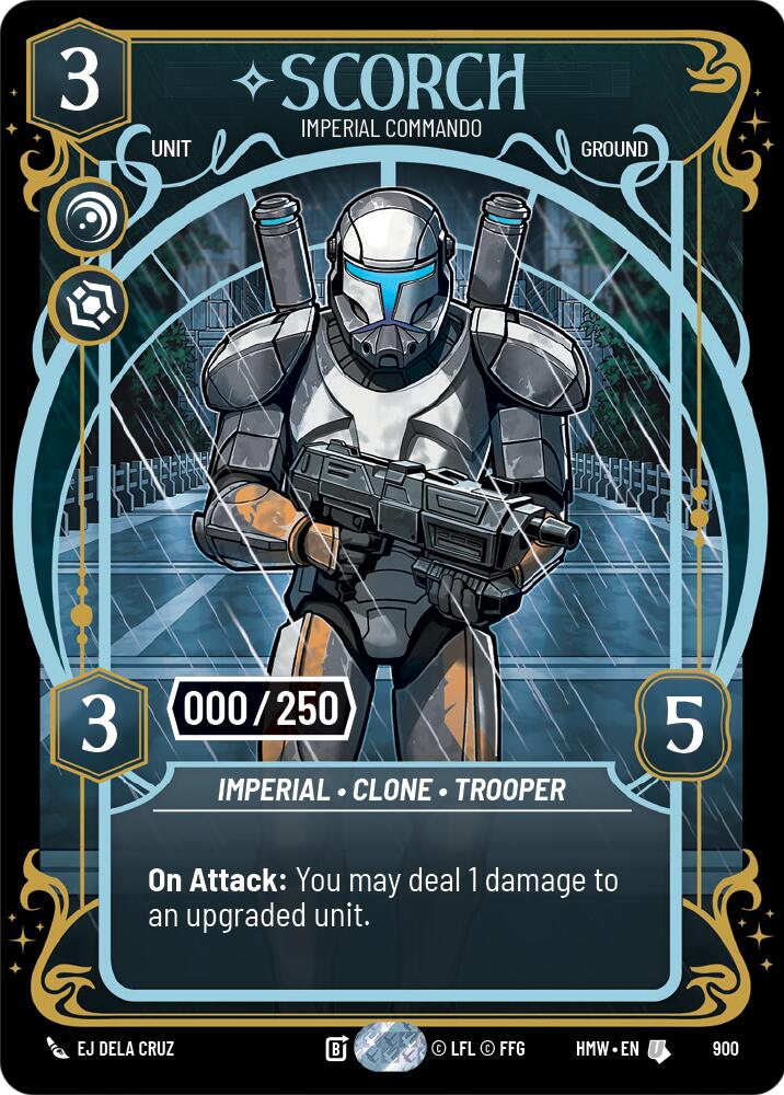 Scorch - Imperial Commando (900) (Serialized) (900) [Homeworlds] | Cards and Coasters CA