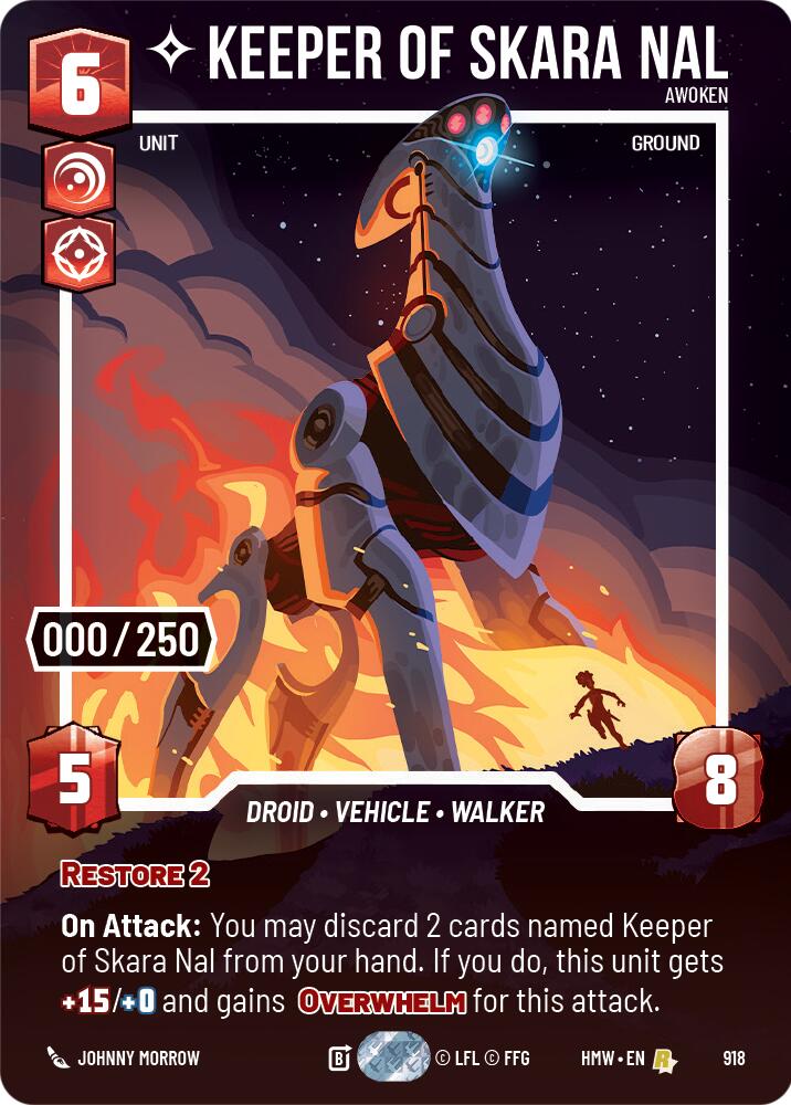 Keeper of Skara Nal - Awoken (918) (Serialized) (918) [Homeworlds] | Cards and Coasters CA