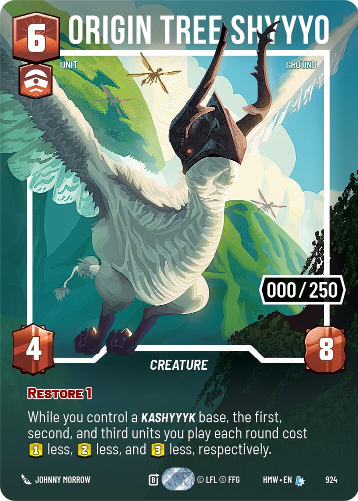 Origin Tree Shyyyo (924) (Serialized) (924) [Homeworlds] | Cards and Coasters CA