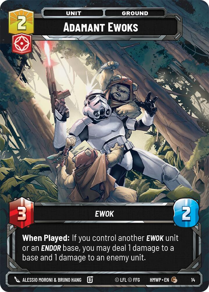 Adamant Ewoks (14) (14) [Homeworlds: Weekly Play] | Cards and Coasters CA