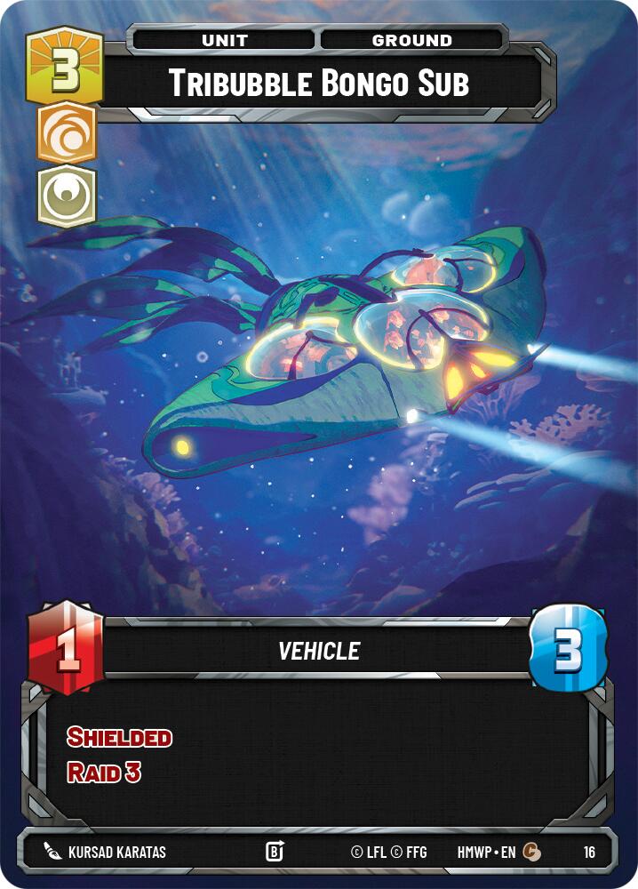 Tribubble Bongo Sub (16) (16) [Homeworlds: Weekly Play] | Cards and Coasters CA