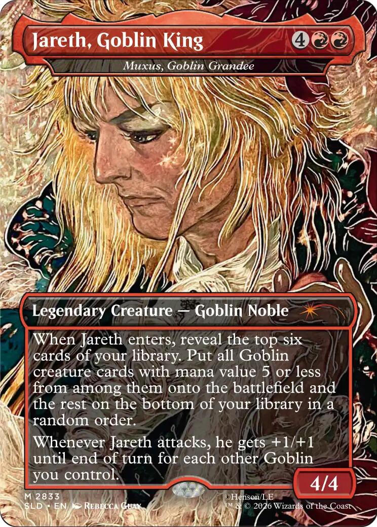 Jareth, Goblin King - Muxus, Goblin Grandee [Secret Lair Drop Series] | Cards and Coasters CA