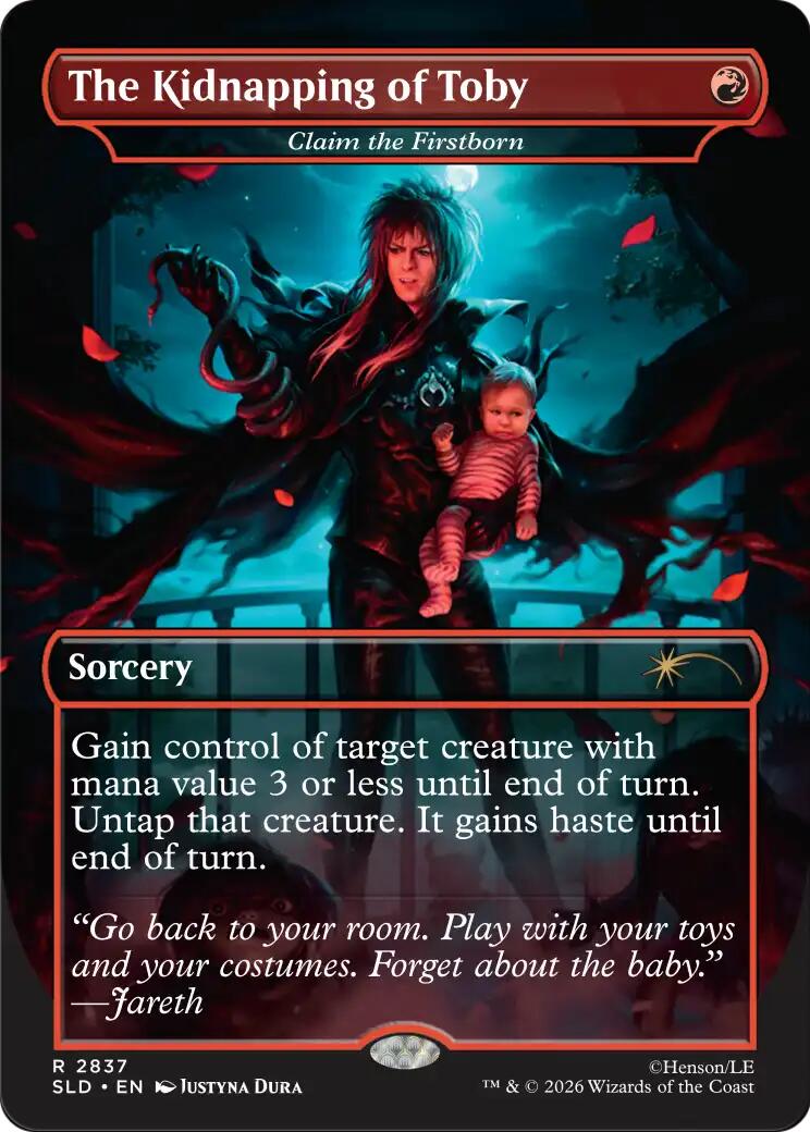 The Kidnapping of Toby - Claim the Firstborn [Secret Lair Drop Series] | Cards and Coasters CA