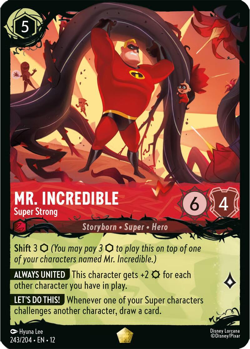Mr. Incredible - Super Strong (243/204) [Illumineer's Quest: The Great Hunny Rescue] | Cards and Coasters CA