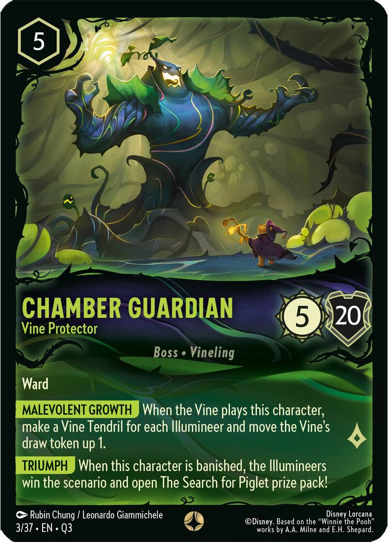 Chamber Guardian - Vine Protector (3/37) [Illumineer's Quest: The Great Hunny Rescue] | Cards and Coasters CA
