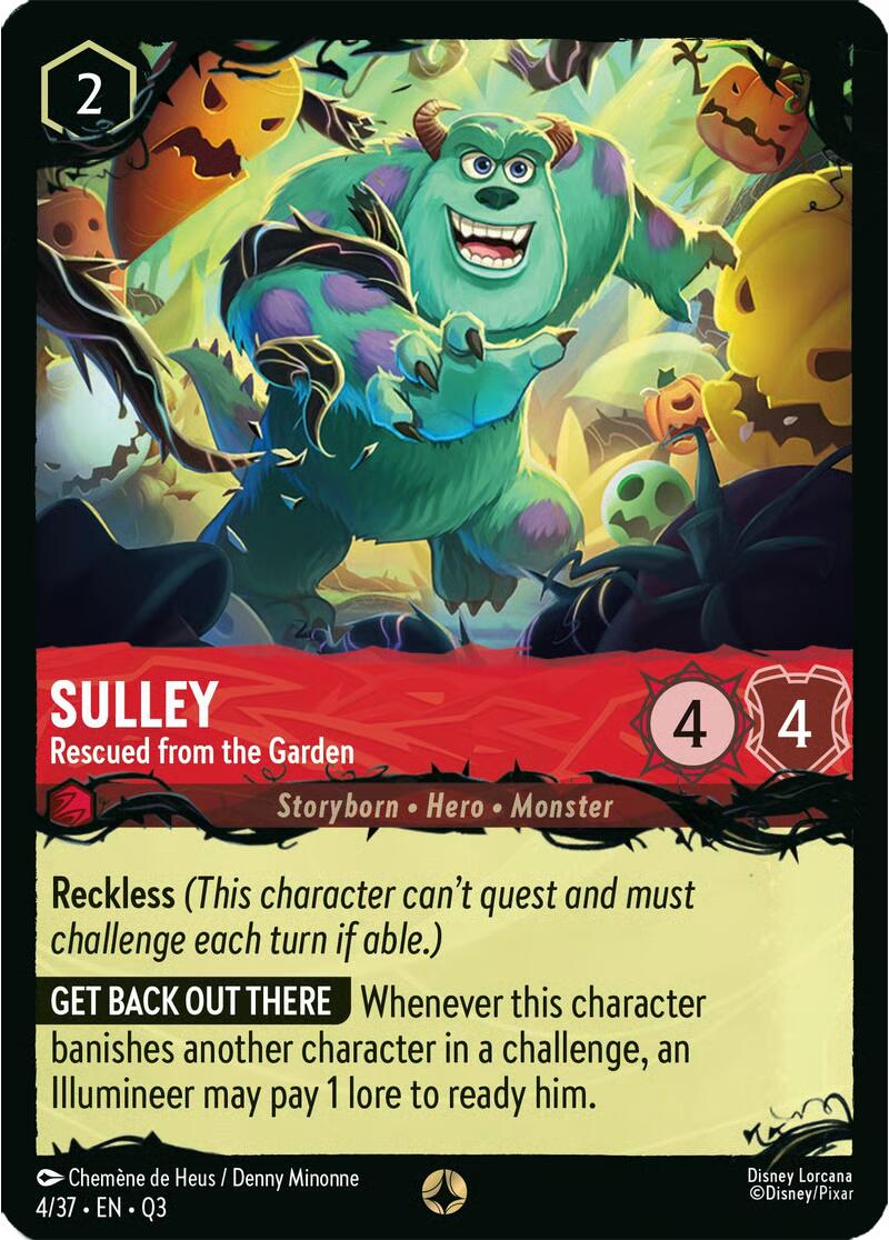 Sulley - Rescued from the Garden (4/37) [Illumineer's Quest: The Great Hunny Rescue] | Cards and Coasters CA