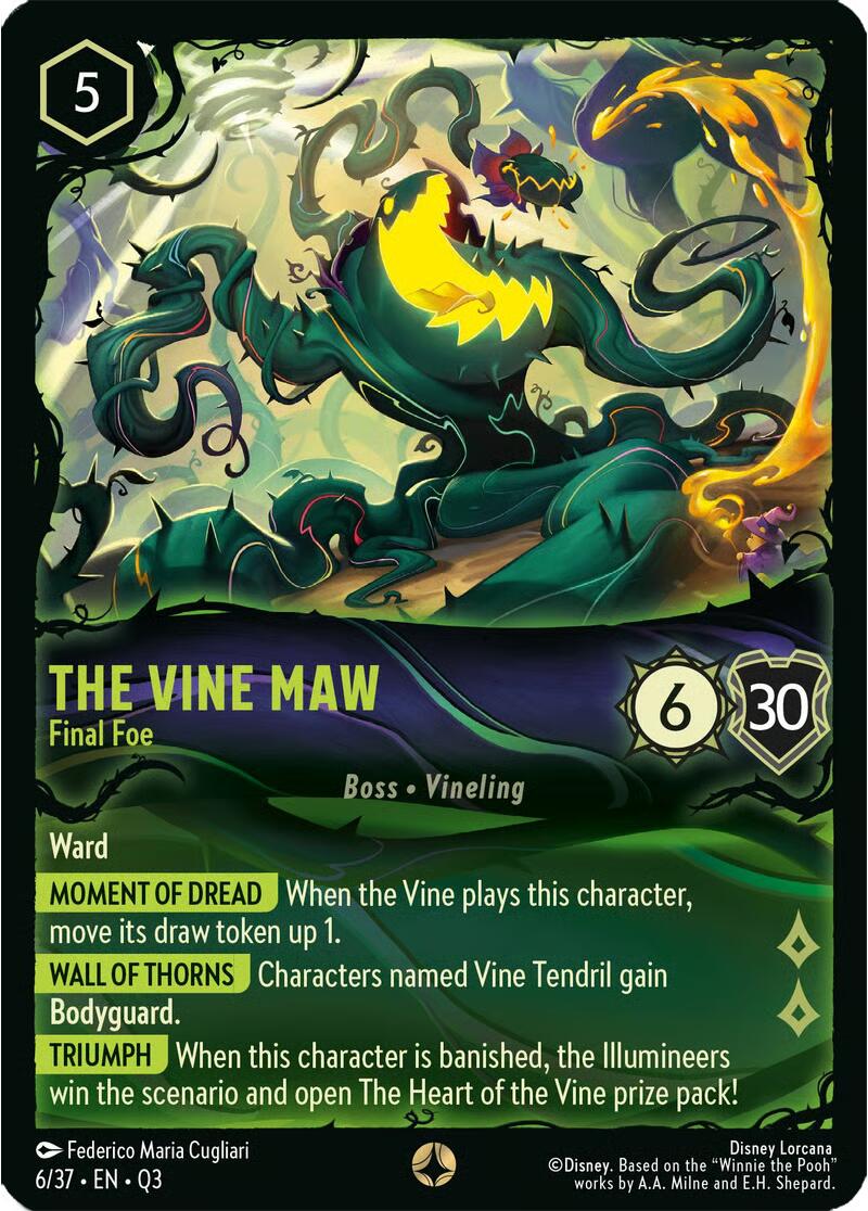 The Vine Maw - Final Foe (6/37) [Illumineer's Quest: The Great Hunny Rescue] | Cards and Coasters CA