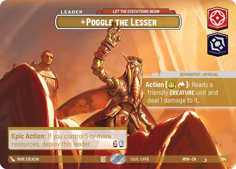 Poggle the Lesser - Let the Executions Begin (794) (Showcase) (794) [Homeworlds] | Cards and Coasters CA