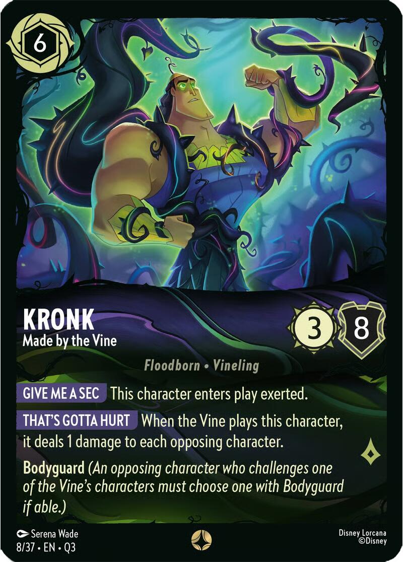 Kronk - Made by the Vine (8/37) [Illumineer's Quest: The Great Hunny Rescue] | Cards and Coasters CA