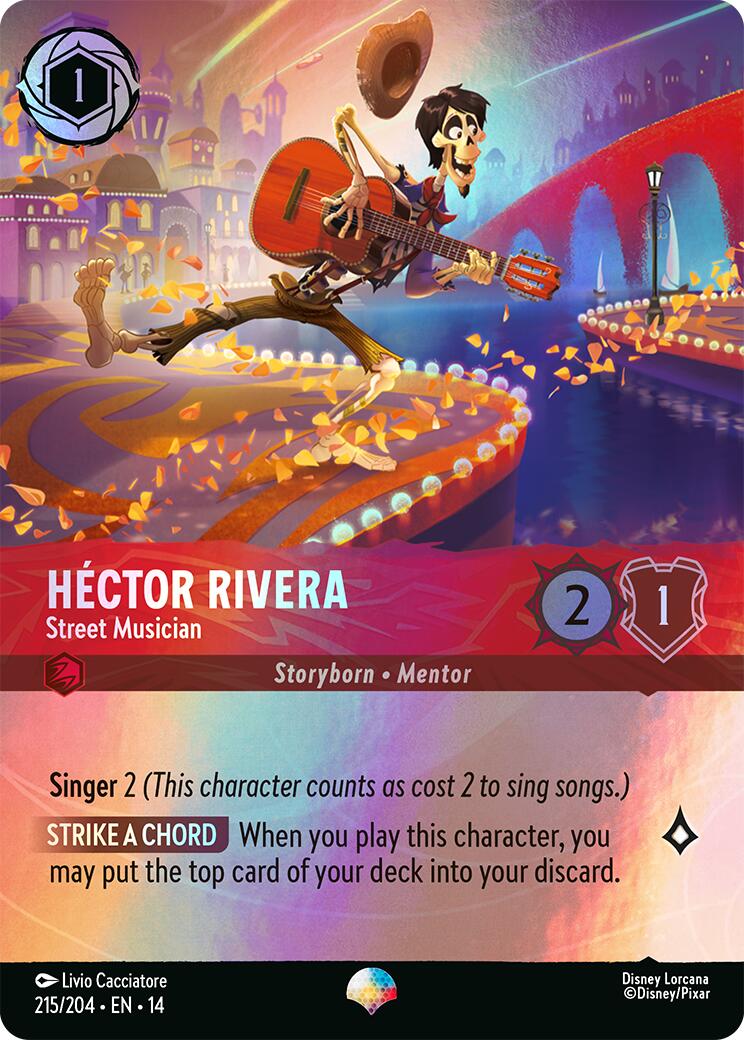 Hector Rivera - Street Musician (Epic) (215/204) [Hyperia City] | Cards and Coasters CA