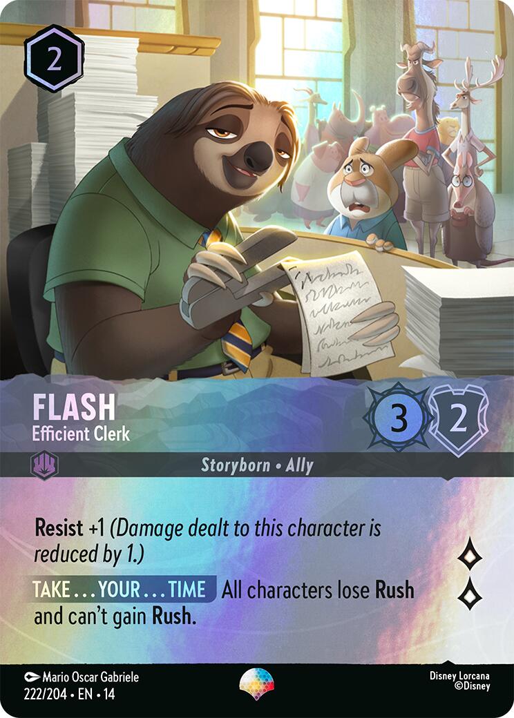 Flash - Efficient Clerk (Epic) (222/204) [Hyperia City] | Cards and Coasters CA