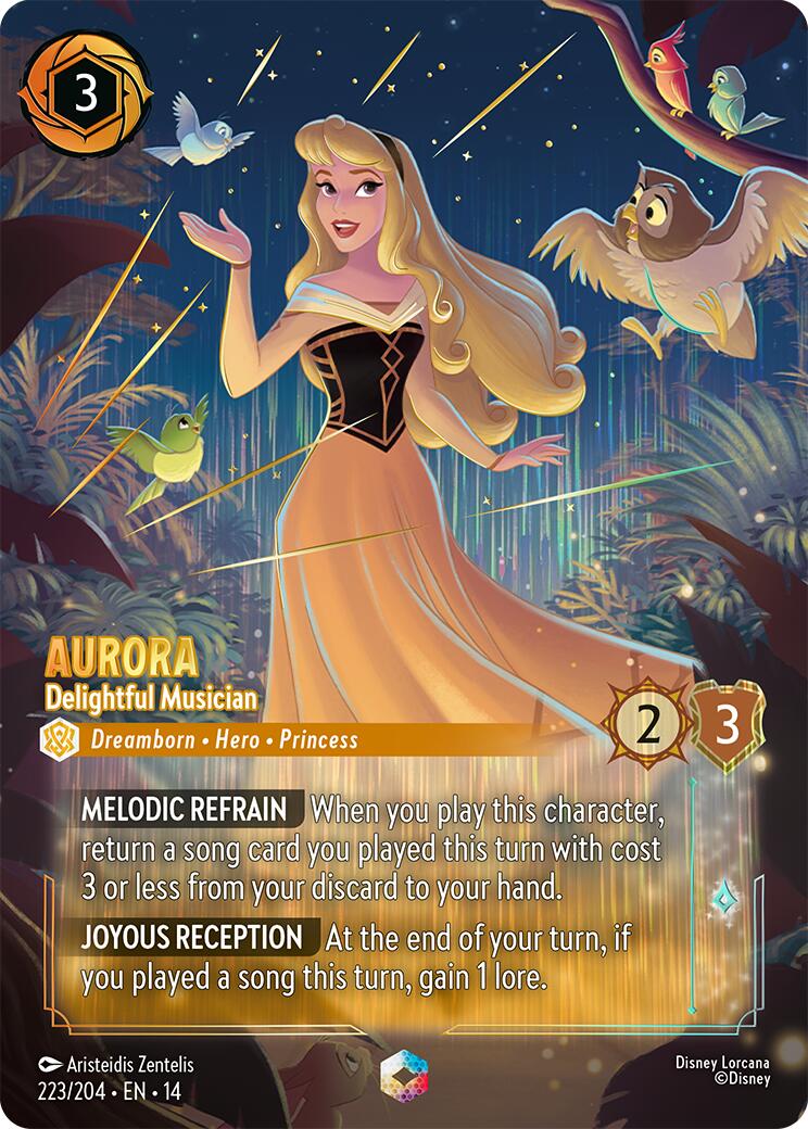 Aurora - Delightful Musician (Enchanted) (223/204) [Hyperia City] | Cards and Coasters CA