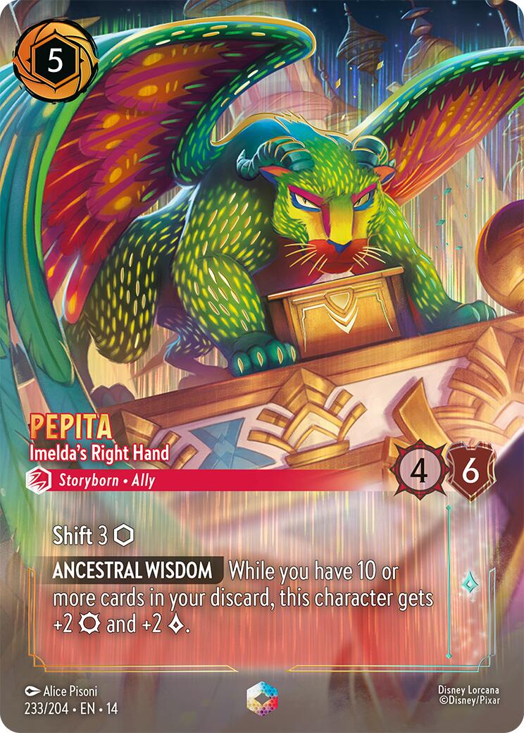 Pepita - Imelda's Right Hand (Enchanted) (233/204) [Hyperia City] | Cards and Coasters CA