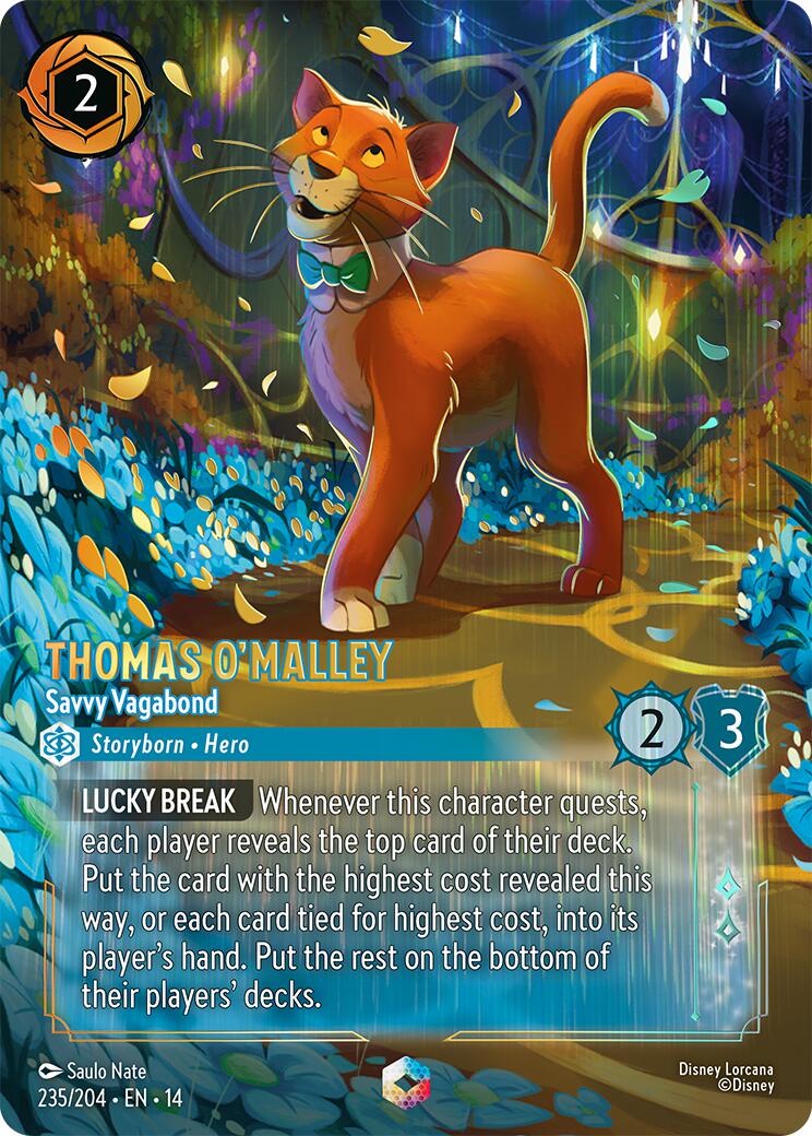 Thomas O'Malley - Savvy Vagabond (Enchanted) (235/204) [Hyperia City] | Cards and Coasters CA