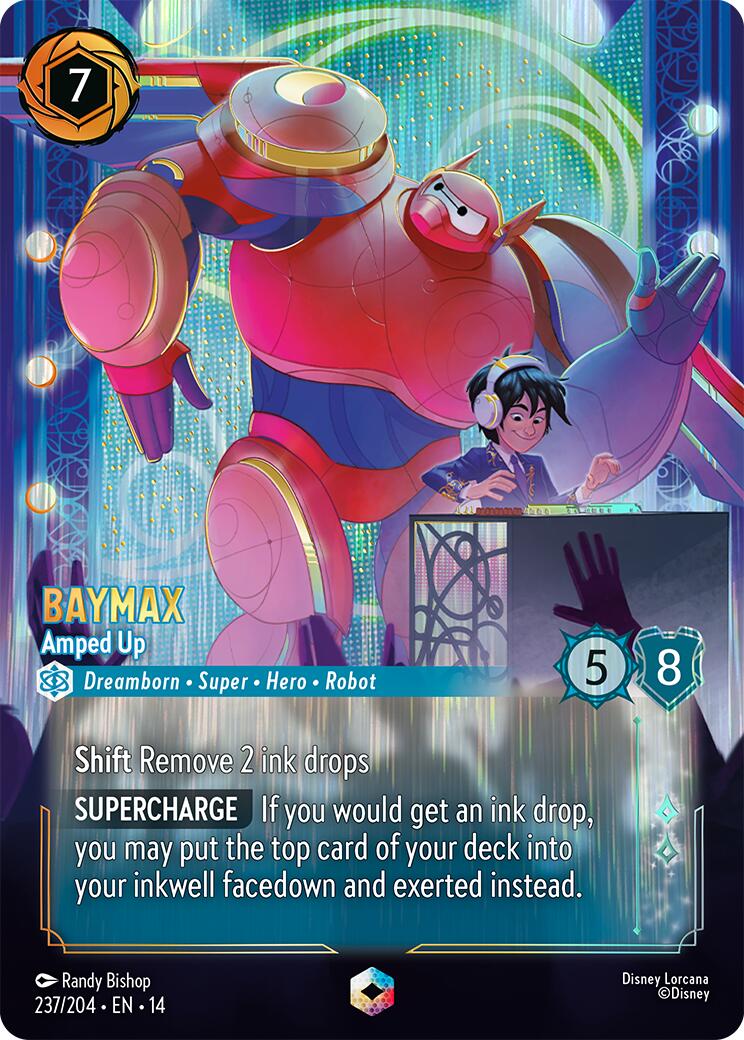 Baymax - Amped Up (Enchanted) (237/204) [Hyperia City] | Cards and Coasters CA