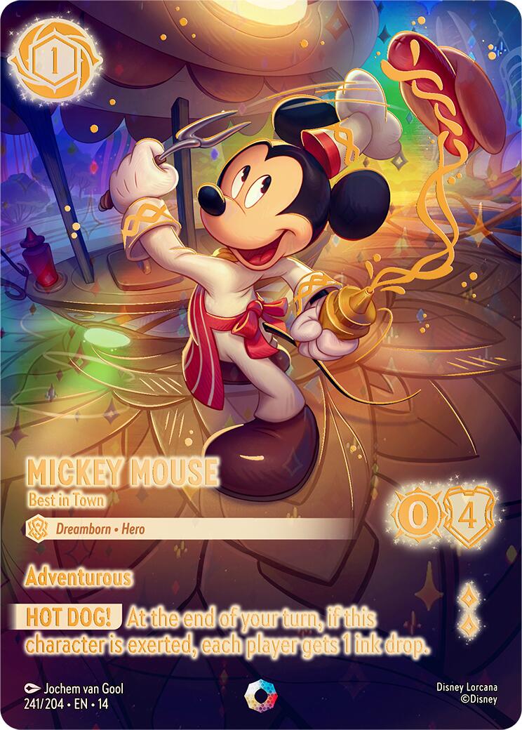 Mickey Mouse - Best in Town (Iconic) (241/204) [Hyperia City] | Cards and Coasters CA