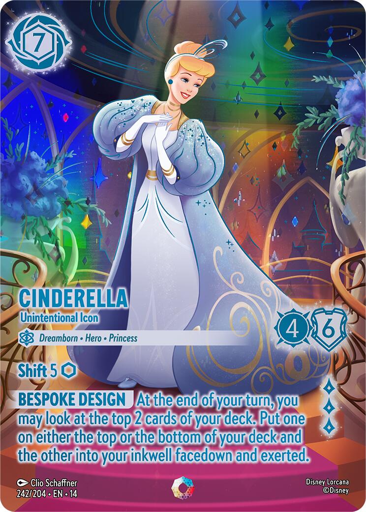 Cinderella - Unintentional Icon (Iconic) (242/204) [Hyperia City] | Cards and Coasters CA
