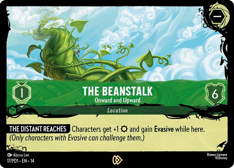 The Beanstalk - Onward and Upward (17) [Illumineer's Quest: The Great Hunny Rescue] | Cards and Coasters CA