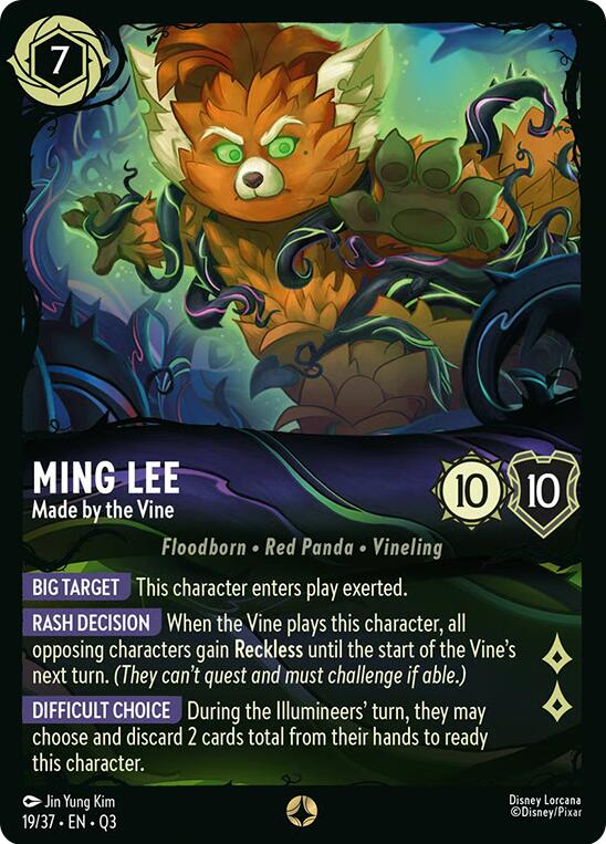 Ming Lee - Made by the Vine (19/37) [Illumineer's Quest: The Great Hunny Rescue] | Cards and Coasters CA