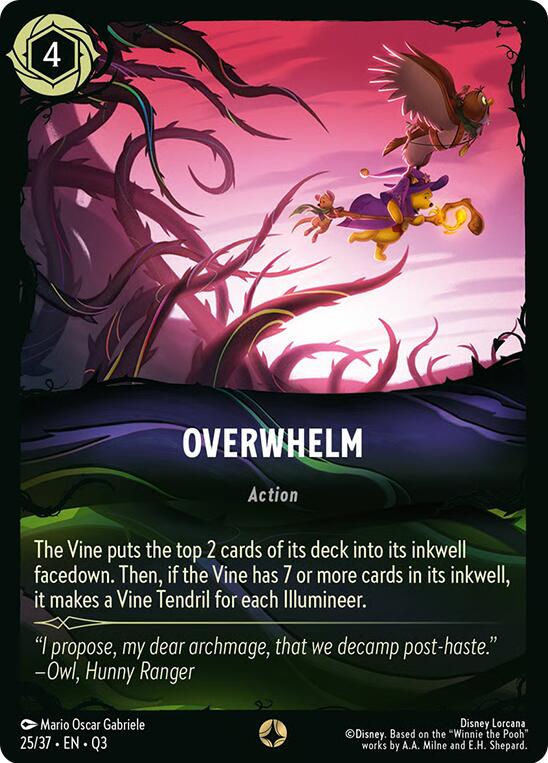 Overwhelm (25/37) [Illumineer's Quest: The Great Hunny Rescue] | Cards and Coasters CA
